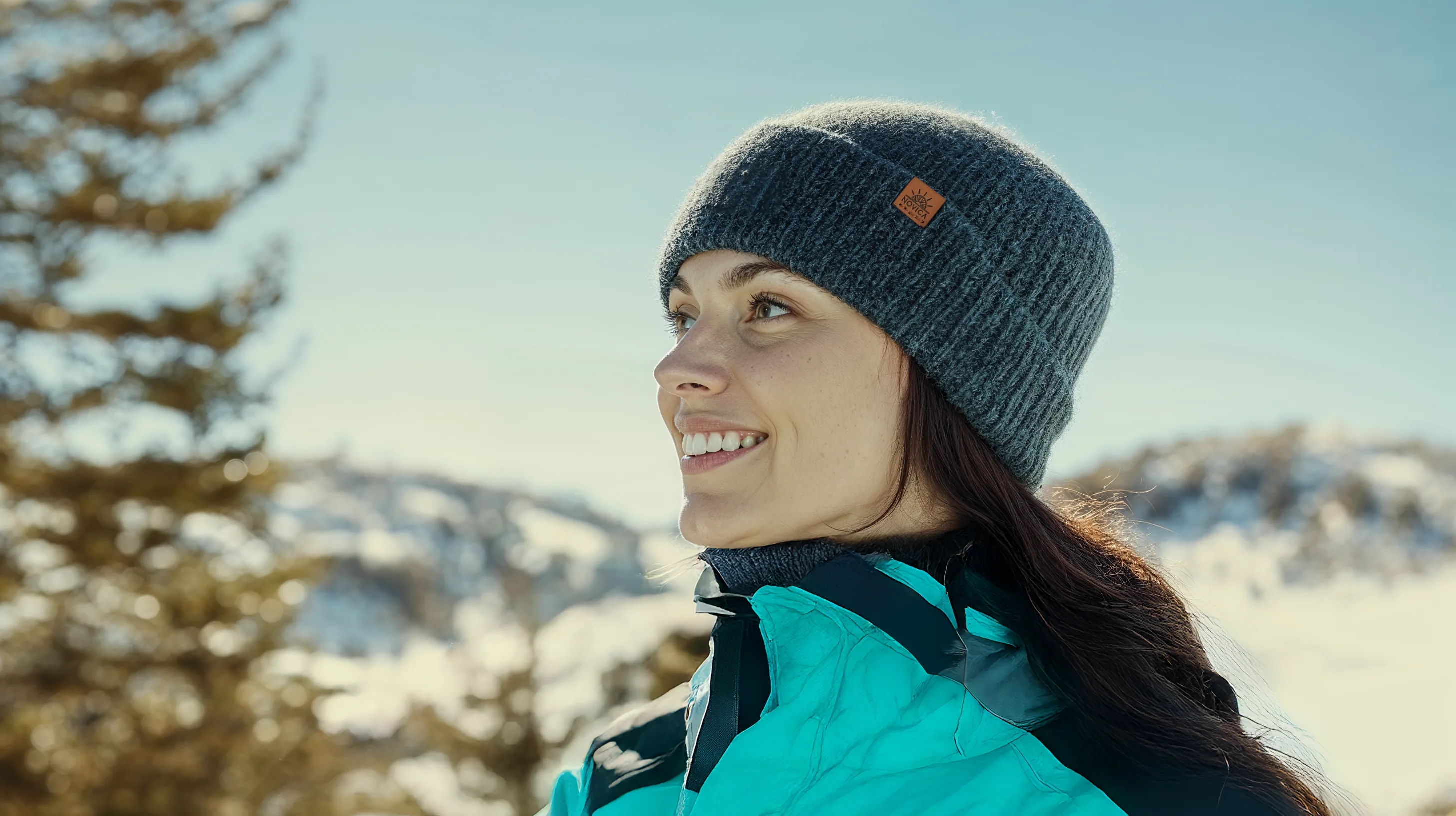 Novica artisan cap, editorial AI product photography visual